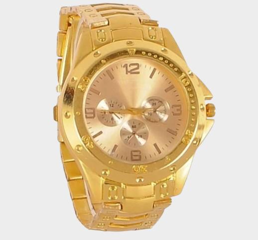 The Royal Life Premium Men's Golden Stainless Steel Watches